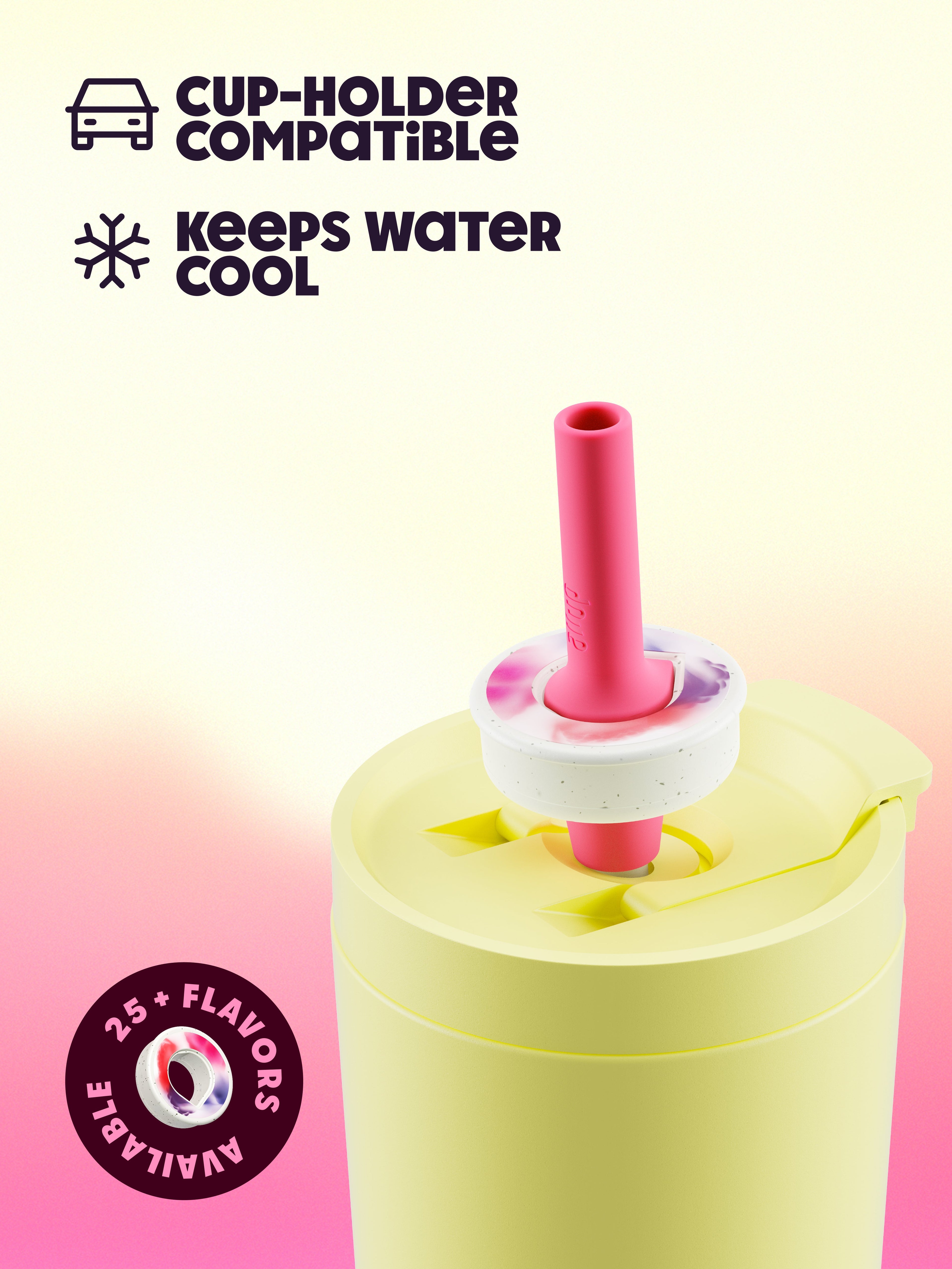 PDP - Bottle - Tumbler without handle 700ml - Buttercup-Pink - 150000318