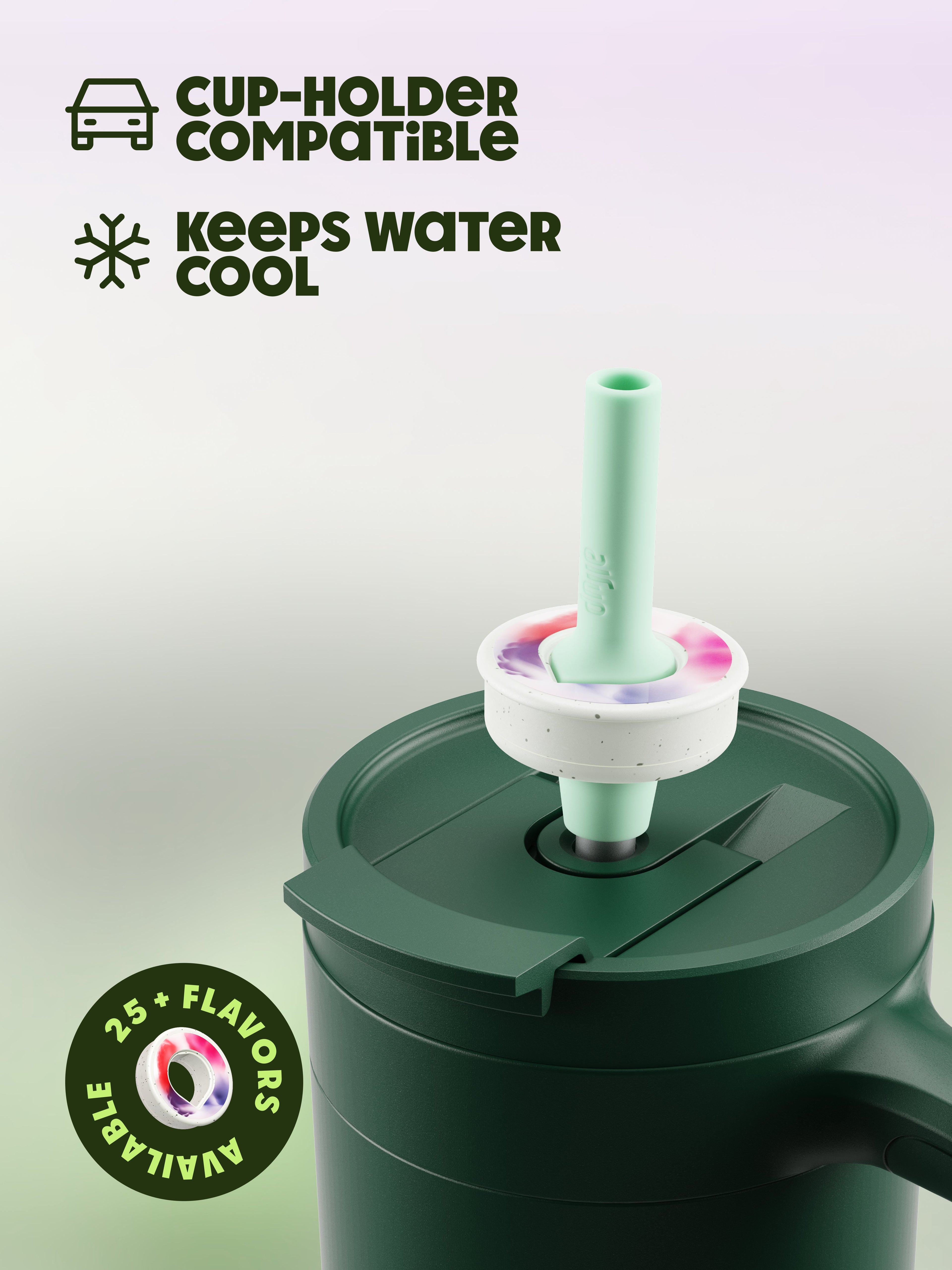 PDP - Bottle - Tumbler with handle 890ml - Forest Green - 150000346