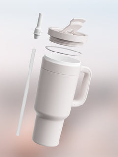 Product - Tumbler with Handle 890 ml - Creamy White
